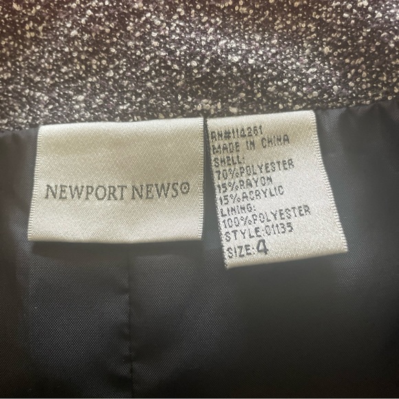 Newport News Heathered Grey Skirt - Size 4 - Picture 5 of 5
